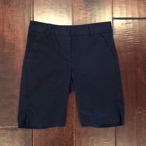 Navy blue uniform shorts